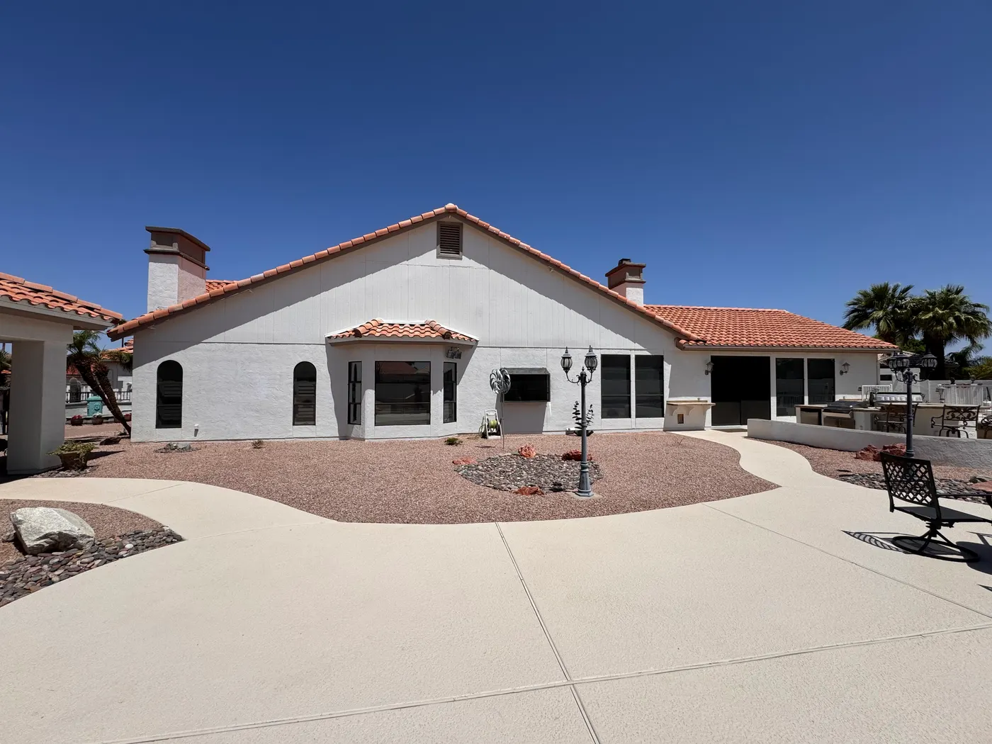 A Phoenix area home with window film installed on its windows by ACR Film Solutions
