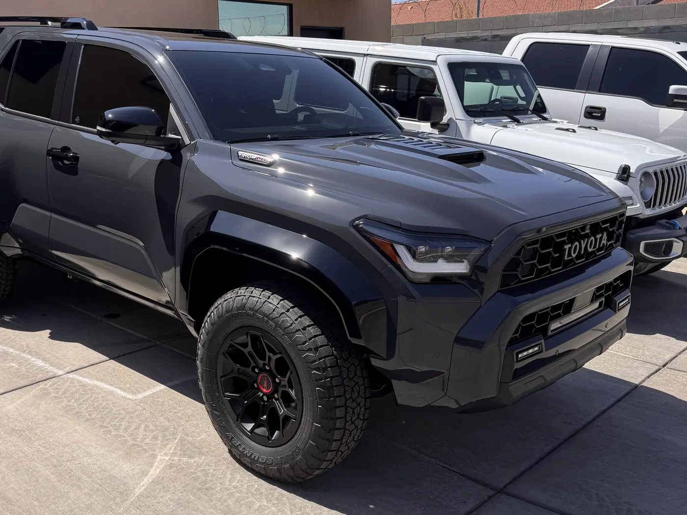Paint protection film installed on a Toyota 4Runner by ACR Film Solutions