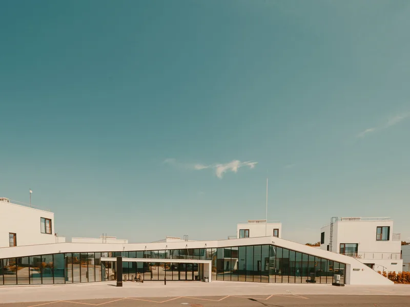 Commercial glass exterior of the kind ACR Film Solutions works on